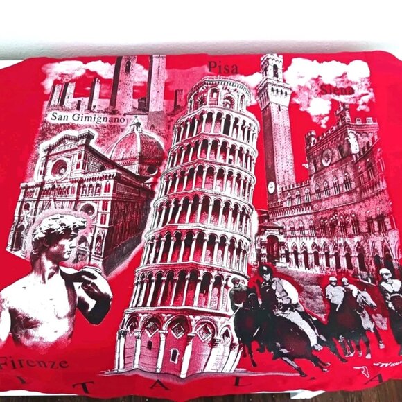 Italian Kitchen Cooking Apron Graphic Print Toscana Made in Italy - Picture 7 of 8